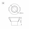 Мебельный светодиодный светильник Arlight LTM-R52WH 3W White 30deg 014915