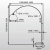 Торшер Zumaline Vision TS-010121W