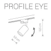 Трековый светильник Nowodvorski Profile Eye 9321 Трековый светильник Nowodvorski Profile Eye 9321