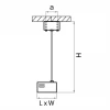 Питание подвесное Lightstar Barra 504297