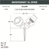 Ландшафтный светодиодный светильник Fumagalli Minitommy 2L Spike 3M1.001.000.AXU2L