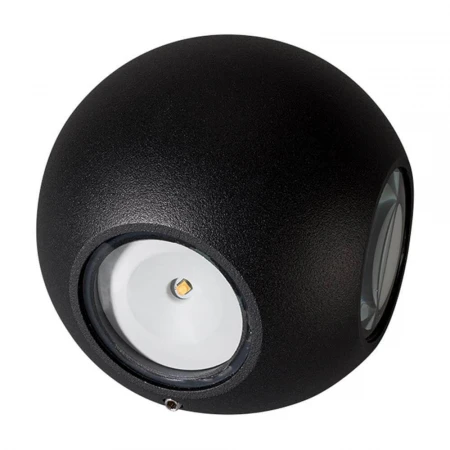 Уличный настенный светодиодный светильник Arlight LGD-Wall-Orb-4B-8W Warm White 021818