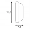 Уличный настенный светодиодный светильник SLV Terang 2 229935