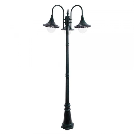 Садово-парковый светильник Arte Lamp Malaga A1086PA-3BG