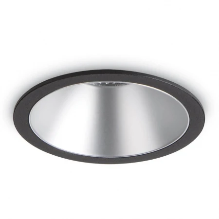 Встраиваемый светодиодный светильник Ideal Lux Game Round Bk Sl