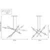 Подвесная светодиодная люстра Lightstar Bergamo 745247 Подвесная светодиодная люстра Lightstar Bergamo 745247