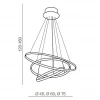 Подвесная люстра Azzardo Wheel 3 Dimm AZ2920