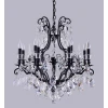 Подвесная люстра Crystal Lux Magnifico SP13 Black/Transparent Подвесная люстра Crystal Lux Magnifico SP13 Black/Transparent