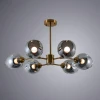 Потолочная люстра Arte Lamp Yuka Smoky A7759PL-6PB Потолочная люстра Arte Lamp Yuka Smoky A7759PL-6PB