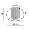 Потолочный светильник Azzardo Rego 23 AZ1001