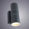 Уличный настенный светильник Arte Lamp Sonaglio A3302AL-2GY