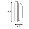 Уличный настенный светодиодный светильник SLV Terang 2 229931